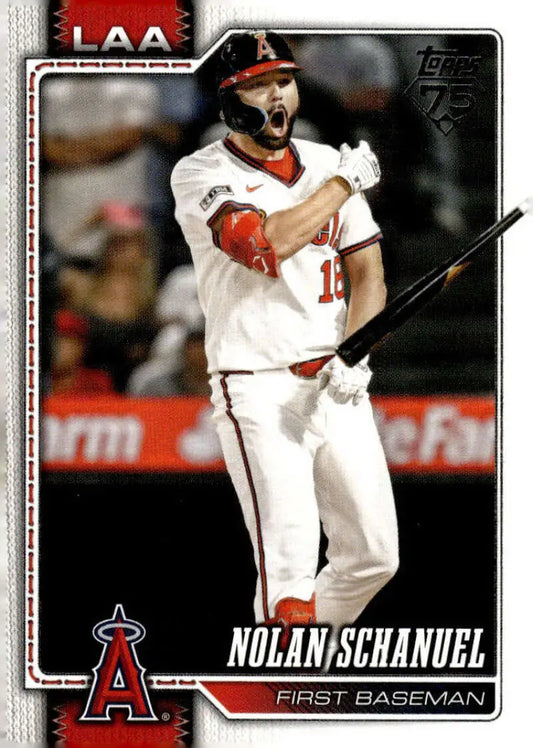 2026 Topps #43 Nolan Schanuel NM-MT Los Angeles Angels Baseball Card