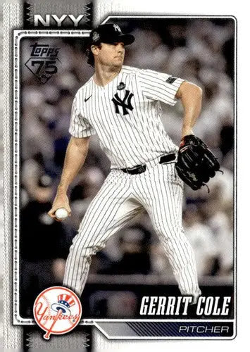 2026 Topps #450 Gerrit Cole NM Near Mint Yankees ID:83030 - Baseball Card Single
