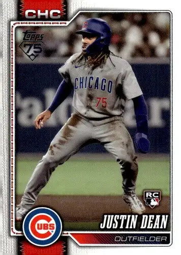 2026 Topps #456 Justin Dean NM Near Mint RC Rookie Cubs ID:83282