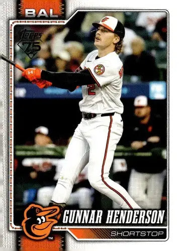 2026 Topps #46 Gunnar Henderson NM-MT Orioles ID:82118 - Baseball Card Single