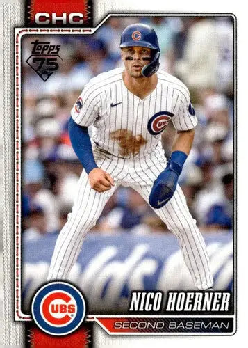 2026 Topps #5 Nico Hoerner NM-MT Cubs ID:81735 - Baseball Card Single