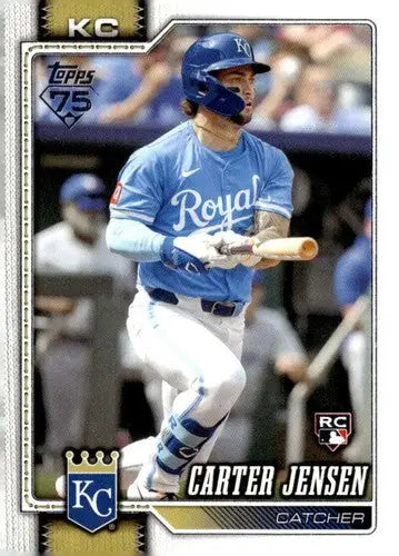 2026 Topps #530 Carter Jensen NM Near Mint RC Rookie Royals ID:83039 - Baseball Card Single