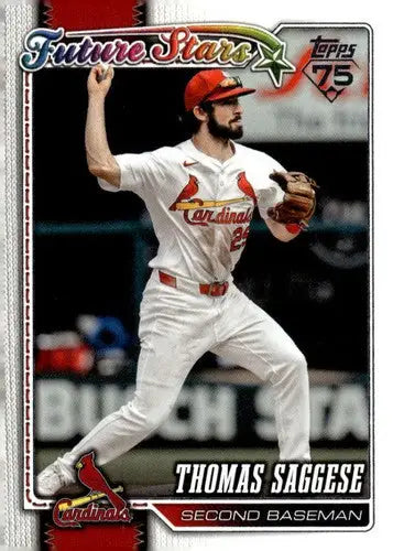 2026 Topps #567 Thomas Saggese NM Near Mint Cardinals Future Stars ID:83300 - Baseball Card Single