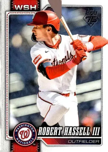 2026 Topps #582 Robert Hassell III NM Near Mint Nationals ID:83304 - Baseball Card Single
