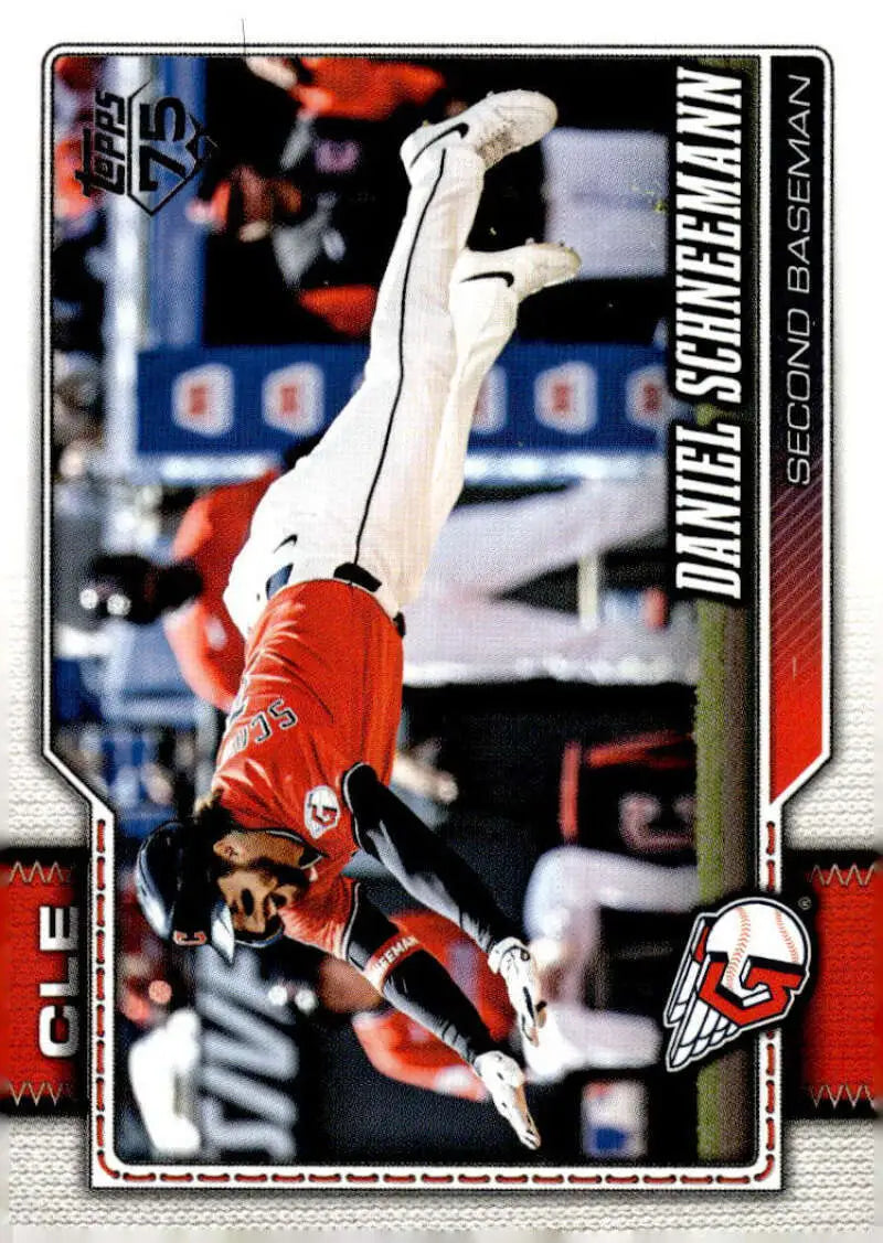 2026 Topps #59 Daniel Schneemann NM-MT Cleveland Guardians Baseball Card - Baseball Card Single