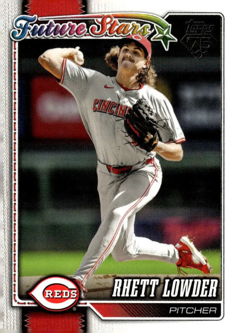 2026 Topps #60 Rhett Lowder NM-MT Cincinnati Reds Baseball Card