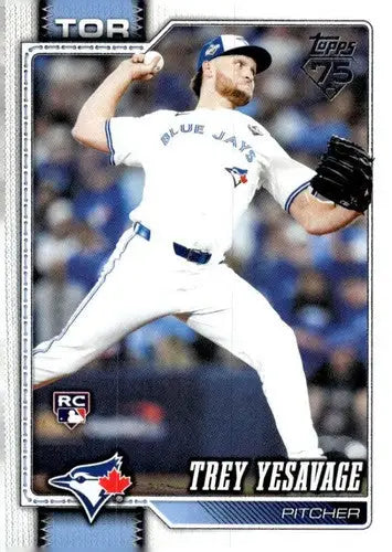 2026 Topps #620 Trey Yesavage NM Near Mint RC Rookie Blue Jays ID:83055 - Baseball Card Single