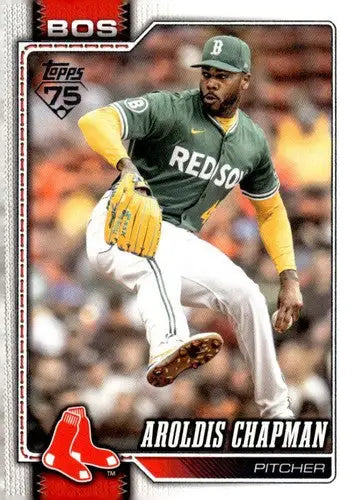 2026 Topps #656 Aroldis Chapman NM Near Mint Red Sox ID:83318 - Baseball Card Single