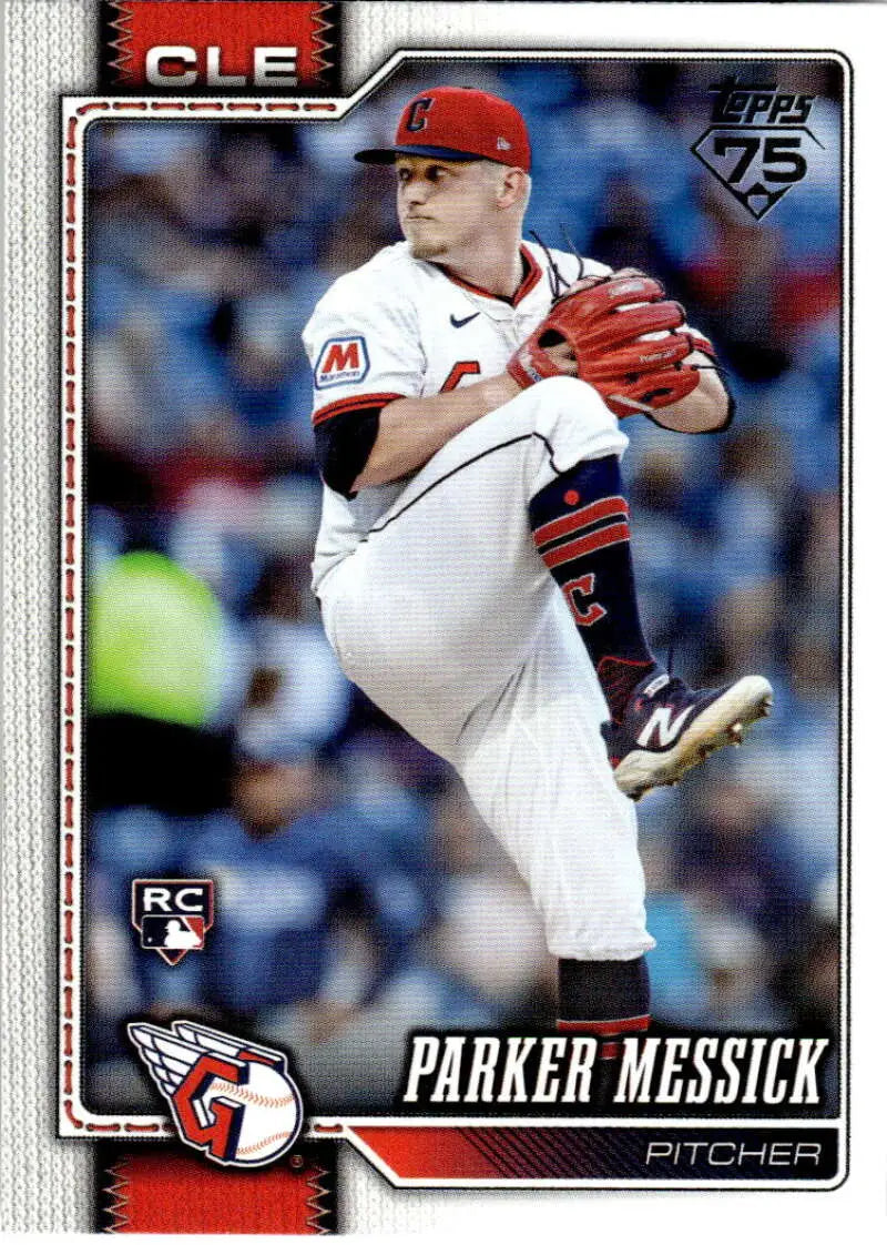 2026 Topps #67 Parker Messick NM-MT RC Rookie Cleveland Guardians Baseball Card