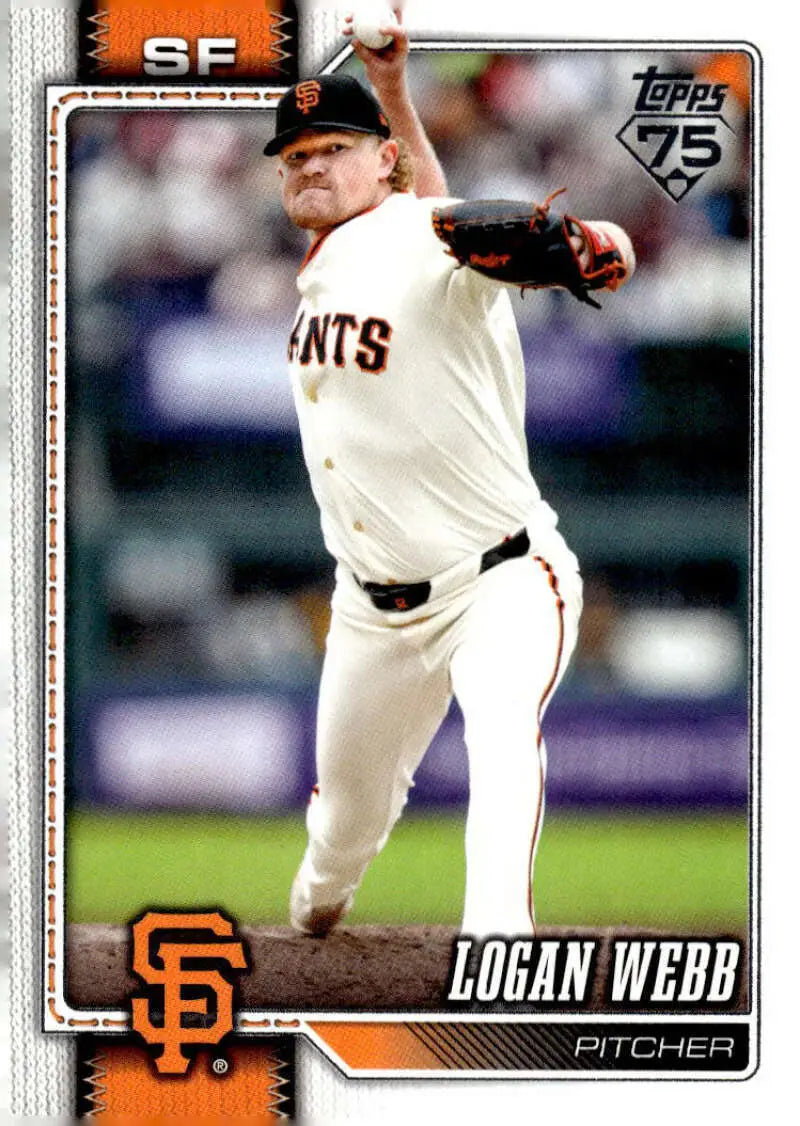 2026 Topps #69 Logan Webb NM-MT San Francisco Giants Baseball Card