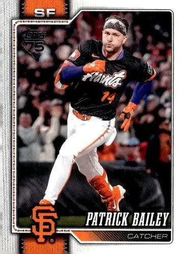2026 Topps #7 Patrick Bailey NM-MT Giants ID:82207 - Baseball Card Single