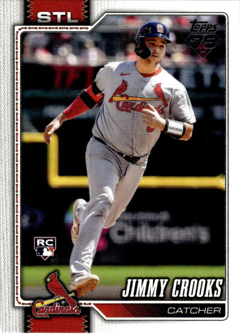 2026 Topps #73 Jimmy Crooks NM-MT RC Rookie St. Louis Cardinals Baseball Card