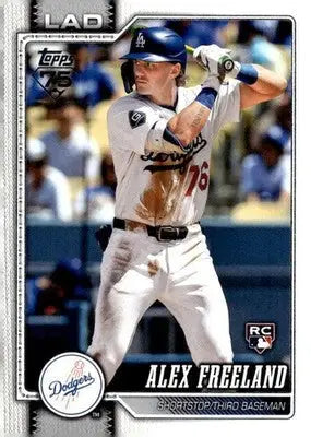2026 Topps #74 Alex Freeland NM-MT RC Rookie Dodgers ID:81774 - Baseball Card Single
