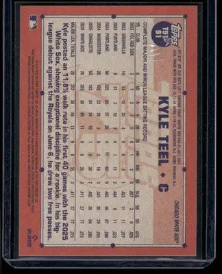 2026 Topps 75 Years of Baseball Kyle Teel #T91-91 RC Baseball - Baseball Card Single