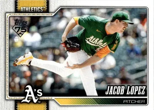2026 Topps #76 Jacob Lopez NM-MT ID:81775 - Baseball Card Single