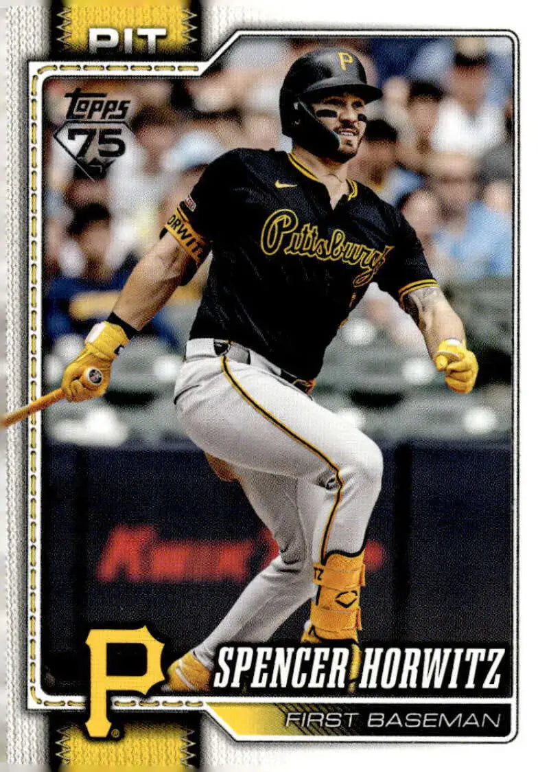 2026 Topps #77 Spencer Horwitz NM-MT Pittsburgh Pirates Baseball Card