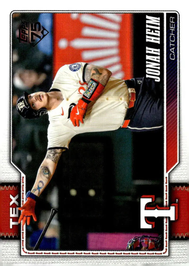 2026 Topps #78 Jonah Heim NM-MT Texas Rangers Baseball Card