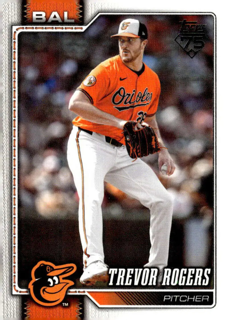 2026 Topps #80 Trevor Rogers NM-MT Baltimore Orioles Baseball Card