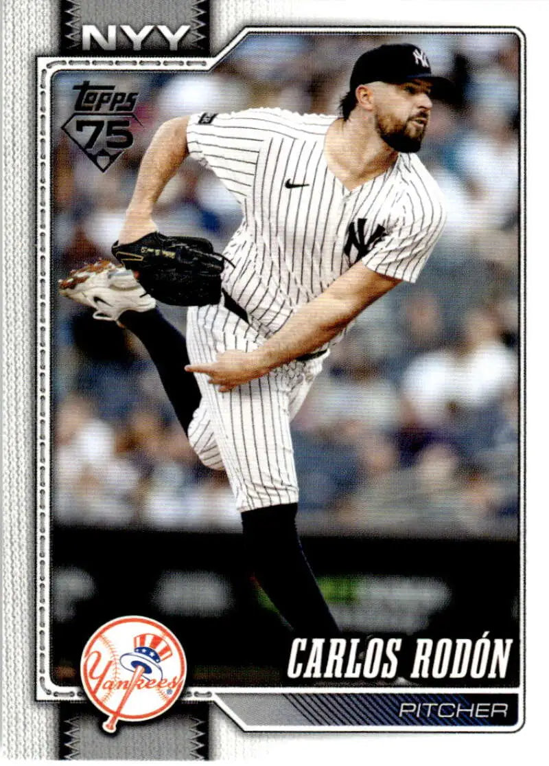 2026 Topps #82 Carlos Rodon NM-MT Yankees ID:81778 - Baseball Card Single