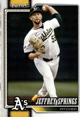 2026 Topps #87 Jeffrey Springs NM-MT ID:82215 - Baseball Card Single