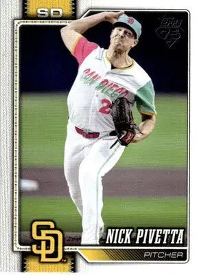 2026 Topps #9 Nick Pivetta NM-MT Padres ID:82056 - Baseball Card Single