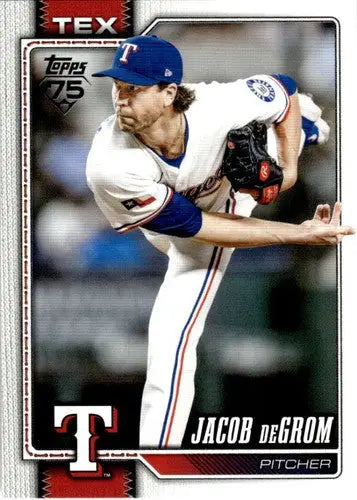 2026 Topps #99 Jacob deGrom NM-MT Rangers ID:82062 - Baseball Card Single