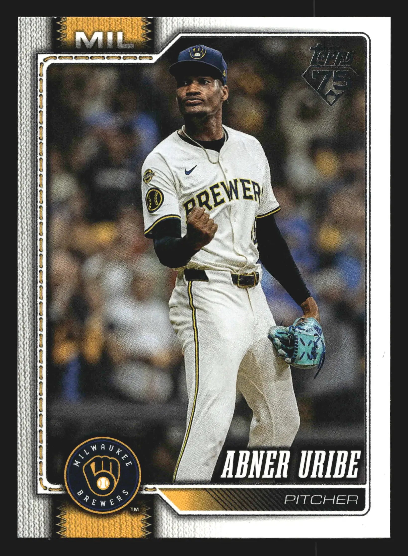 2026 Topps Abner Uribe #651 Milwaukee Brewers - Baseball Card Single
