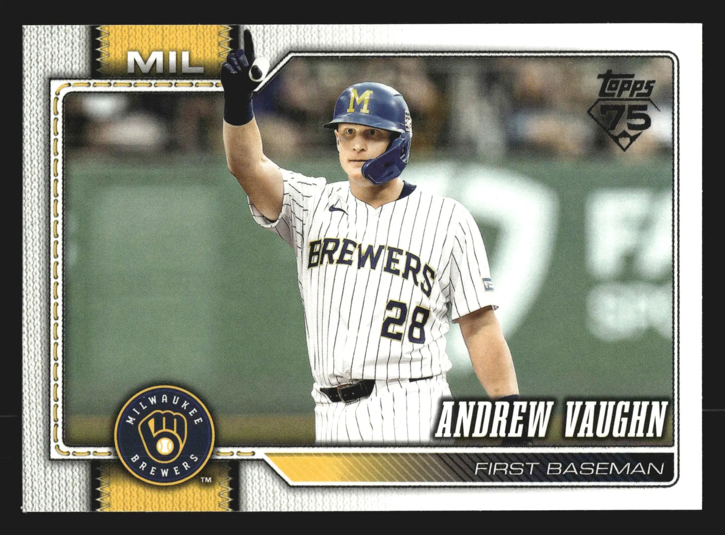 2026 Topps Andrew Vaughn #303 Milwaukee Brewers - Baseball Card Single