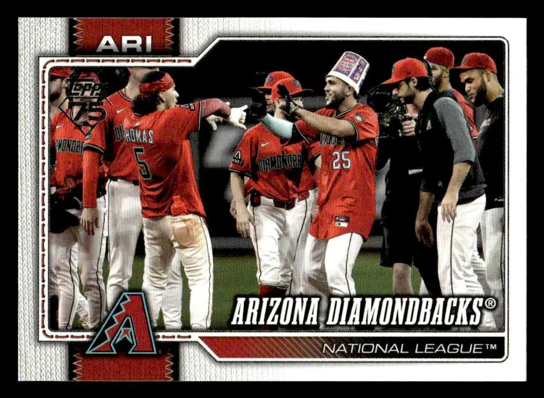 2026 Topps Arizona Diamondbacks #47 Arizona Diamondbacks - Baseball Card Single