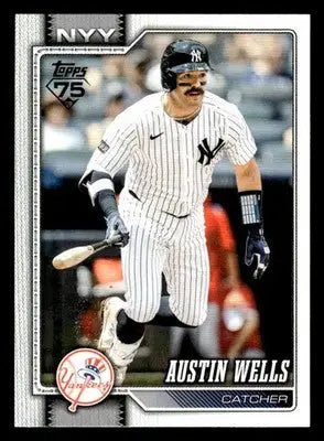 2026 Topps Austin Wells #220 New York Yankees - Baseball Card Single