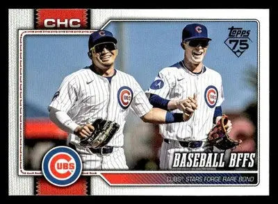 2026 Topps Baseball BFFs #126 Chicago Cubs - Baseball Card Single