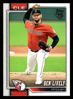 2026 Topps Ben Lively #109 Cleveland Guardians - Baseball Card Single