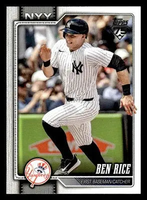 2026 Topps Ben Rice #133 New York Yankees - Baseball Card Single