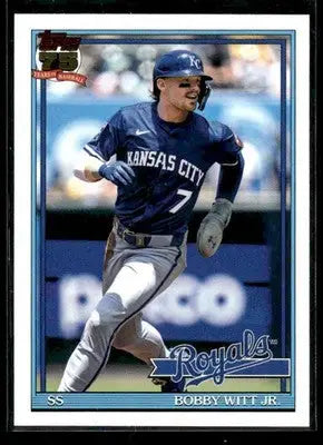 2026 Topps Bobby Witt Jr. #T91-3 1991 Topps 35th Anniv Kansas City Royals - Baseball Card Single