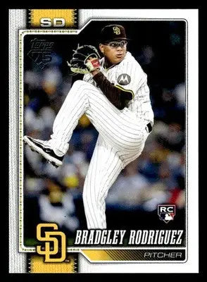 2026 Topps Bradgley Rodriguez #42 RC San Diego Padres - Baseball Card Single