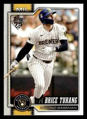2026 Topps Brice Turang #105 Milwaukee Brewers - Baseball Card Single