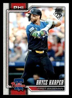 2026 Topps Bryce Harper #250 Philadelphia Phillies - Baseball Card Single
