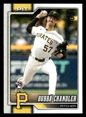 2026 Topps Bubba Chandler #283 RC Pittsburgh Pirates - Baseball Card Single