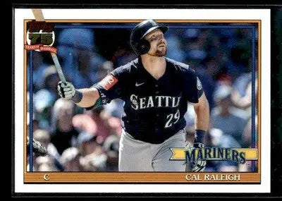 2026 Topps Cal Raleigh #T91-88 1991 Topps 35th Anniversary Seattle Mariners - Baseball Card Single