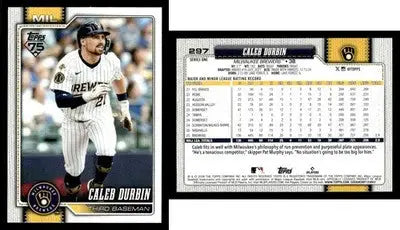 2026 Topps CALEB DURBIN #297 RC [Base] Milwaukee Brewers RC