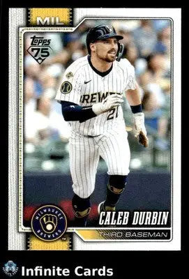 2026 Topps CALEB DURBIN #297 RC [Base] Milwaukee Brewers RC