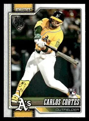 2026 Topps Carlos Cortes #249 RC Athletics - Baseball Card Single