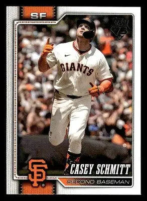 2026 Topps Casey Schmitt #57 San Francisco Giants - Baseball Card Single