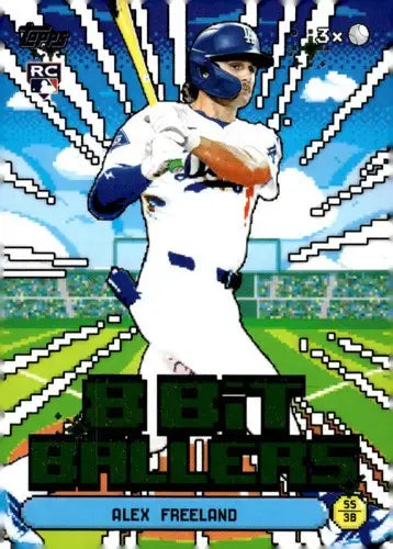 2026 Topps Celebration 8-Bit Ballers #8B-21 Alex Freeland NM-MT Dodgers ID:82159 - Baseball Card Single