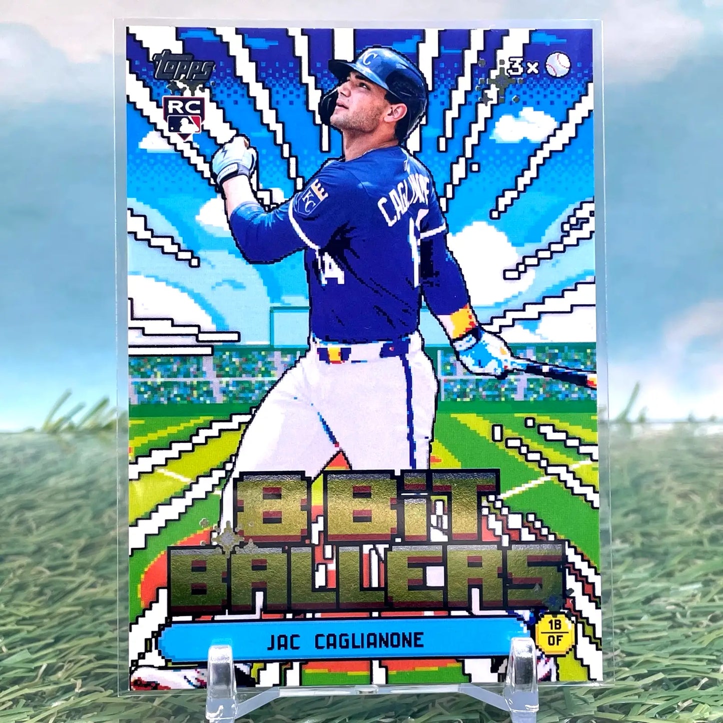 2026 Topps Celebration 8 Bit Ballers Jac Caglianone Rookie (RC) Insert Royals - Baseball Card Single