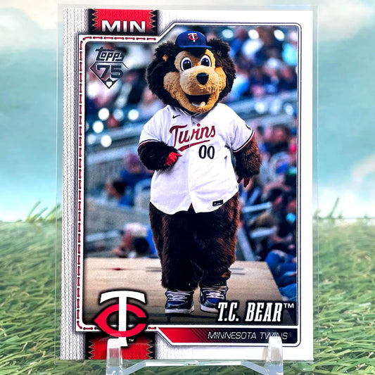2026 Topps Celebration T.C. Bear #M-10 Mascot Minnesota Twins KM30 - Baseball Card Single