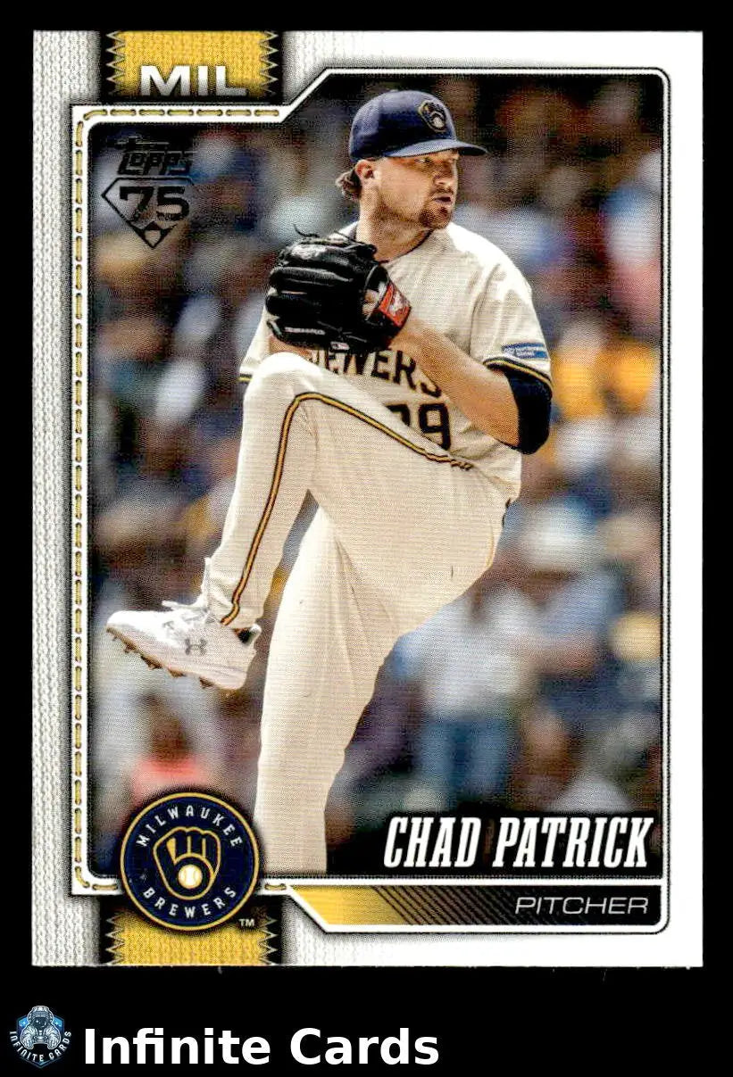 2026 Topps CHAD PATRICK #217 RC [Base] Milwaukee Brewers RC - Baseball Card Single