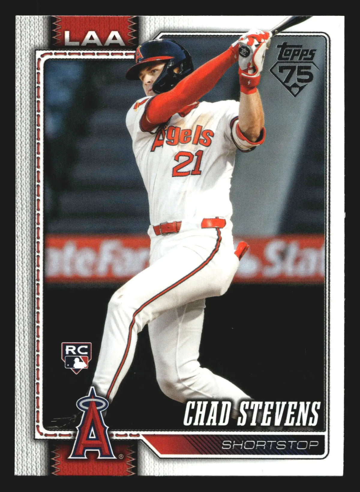 2026 Topps Chad Stevens #232 Los Angeles Angels RC - Baseball Card Single