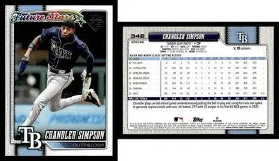 2026 Topps CHANDLER SIMPSON #342 [Base] Tampa Bay Rays