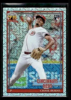 2026 Topps Chase Burns #91C-38 1991 Topps 35th Anniv Chrome Cincinnati Reds - Baseball Card Single
